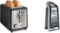 Hamilton Beach 2 Slice Extra Long Slot Toaster and Electric Can Opener Bundle with Sure-Toast Technology and Smooth Edge Lid Cutting