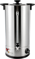 25L Coffee Urn 110V 1400W Stainless Steel Commercial Coffee Maker Hot Beverage Dispenser Electric Coffee Percolators Adjustable Temperature 86-230°F Hot Cocoa Maker for Home Office Cafes