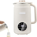 Nut Milk Maker Soy Milk Maker Programmable Blender with Digital Display 12 Stainless Steel Blades Auto Cleaning 8H Keep Warm Function for Home Office Healthy Drinks (milky)