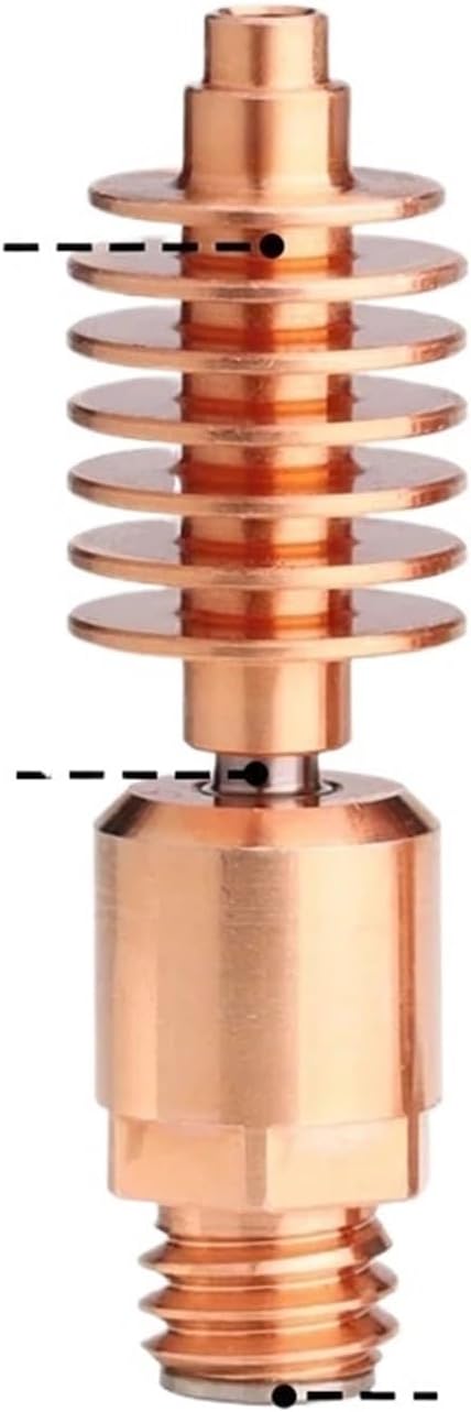 for Trianglelab for Dragon Heatbreak Ceramic Core High Temperature Wear Resistant for GF CR Metal Luminous Filament for Dragon for Hotend(Titanium Alloy SF)