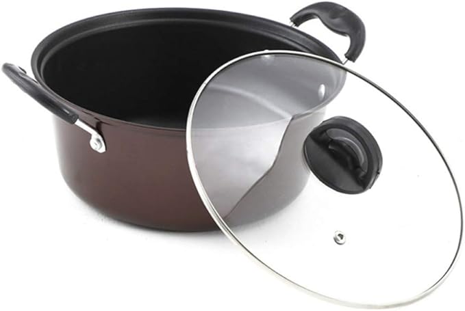 Cooking Pot 3-Piece Non-Stick Pan Set Wok Frying Pan Soup Pot with Anti-Scald Handle and Water-Based NonStick Coating Suitable for Gas Stoves Etc. vision