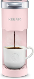 Keurig K-Mini Single Serve K-Cup Pod Coffee Maker 6 to 12oz Brew size with Cord Storage Perfect for Small Spaces Dusty Rose