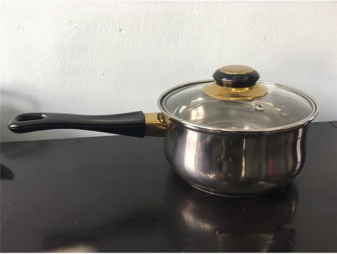 Cooking Tools 12 Pieces of Stainless Steel Cookware Set Soup Kitchen u Milk Kitchen u Fry Pan Combination Set Induction Apply