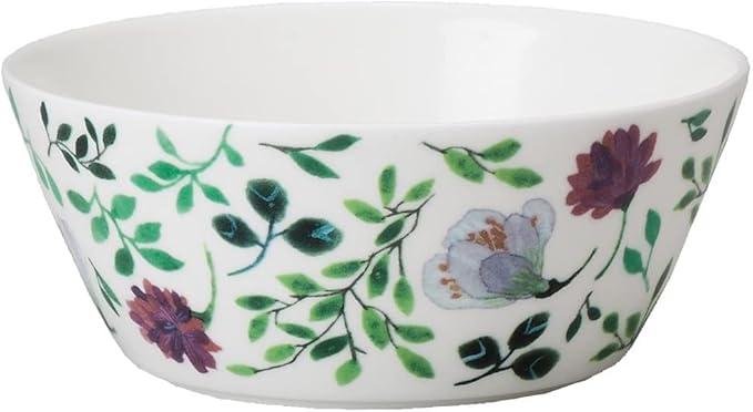 Narumi 96604-23169P Dinnerware Set Green Floral Cute Set for 2 5 Pieces Microwave Heater Dishwasher Safe Gift Box Included