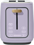 2 Slice Toaster Touch-Activated Display Extra Wide Slots Bagel Function Stainless Steel Kitchen