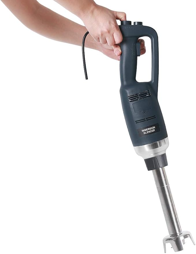 500W Commercial Hand Blender with 500mm Stick with Locking and Button- Variable Speed Heavy Duty Electric Stick Blender
