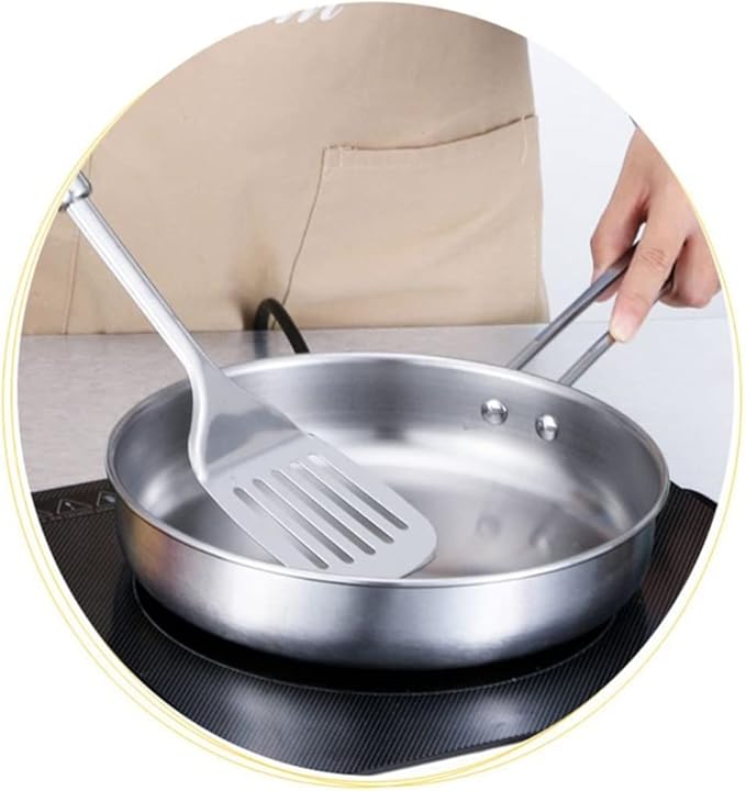 3pcs/set Stainless Steel Cookware Set Flat Bottom Frying Pan Soup Pot Milk Kit Induction Cooker Cooking for Home