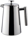 Polished Stainless French Press Coffee Maker 34-ounce