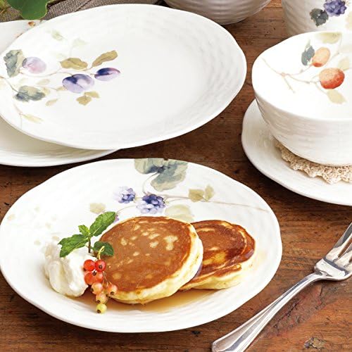 Narumi 96011-23336P Lucy Garden Dinnerware Set Set of 6 Microwave Heater Dishwasher Safe