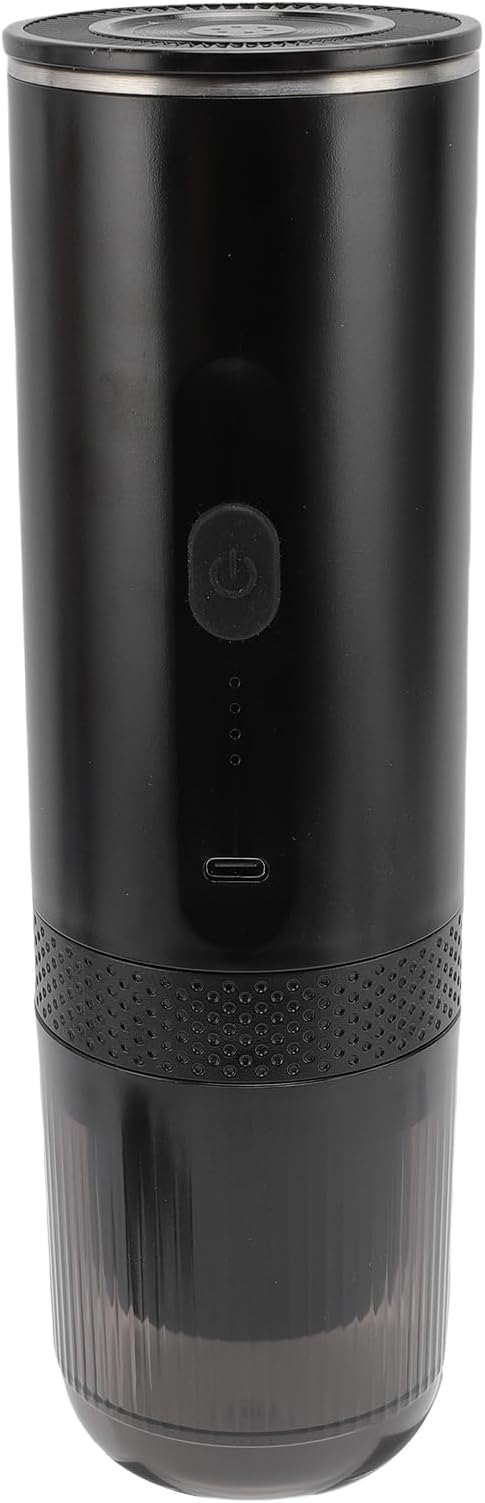 Portable Coffee Maker Automatic Capsule Coffee Machine Travel Machine with 7500mAh Battery &amp 100W Italian Pump Pressure Ideal for Camping &amp Car
