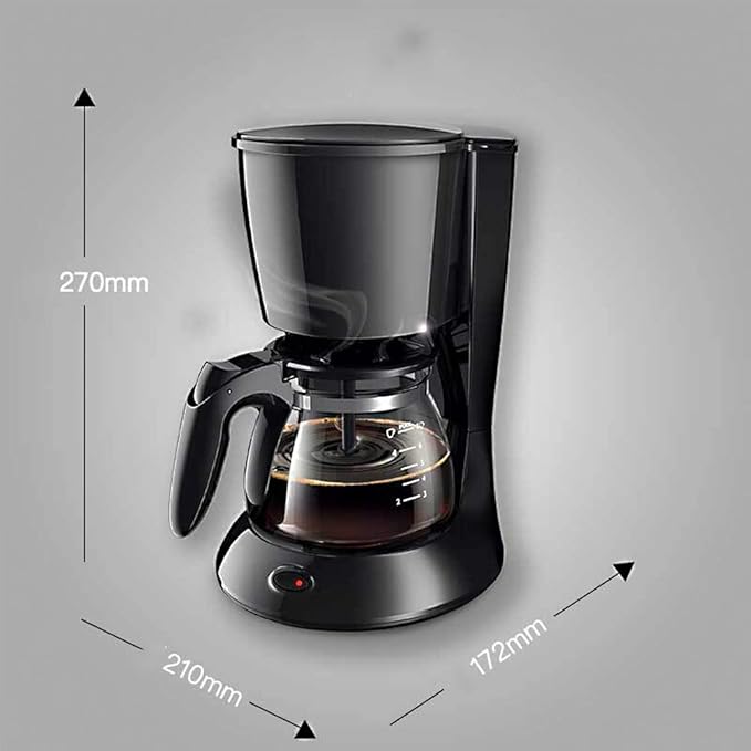 Coffee Maker Coffee Machines Household Drip Coffee Maker Mini Coffee Maker Brewed Tea-Metal The New