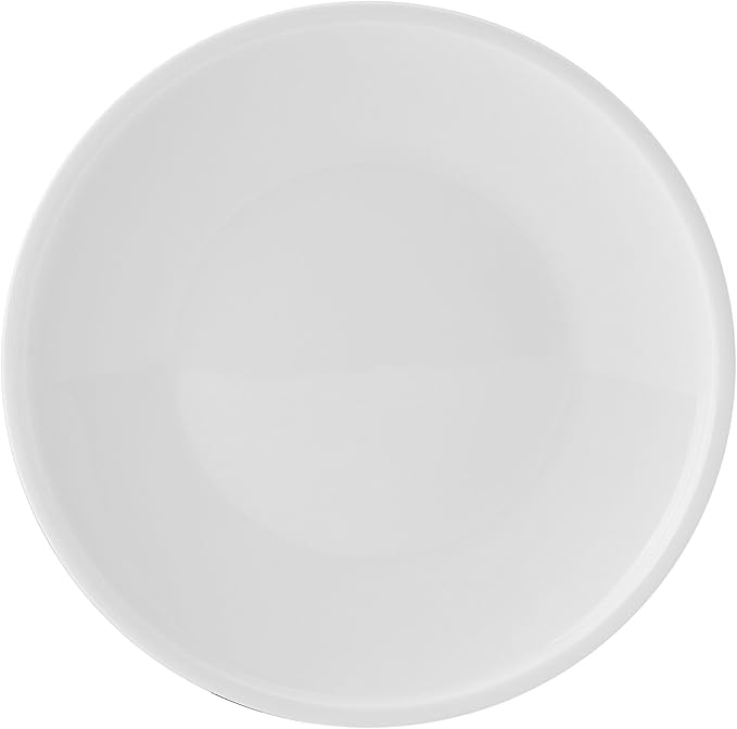 Mikasa Colter Bone China Lightweight Chip Resistant 12 Piece Dinnerware Set Service for 4 White