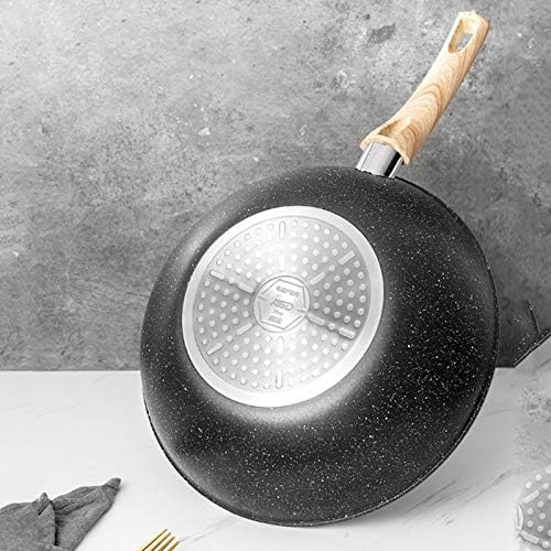 Cookware Maifanshi 3 Piece Pot Set Household Non Stick Pot Induction Cooker Wok Suit Kitchen Pots and Pans Cookware Set