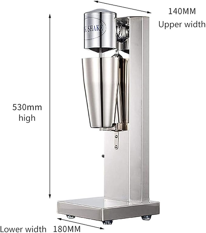 Commercial Milkshake Blender Multifunctional Milkshake Machine Stainless Steel Electric Milkshake Machine Home Business Ice Cream Beverage Smoothie Blender