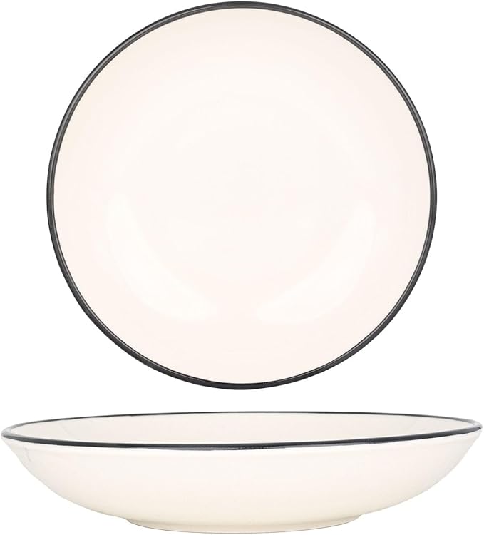 Dinnerware sets - Black Line - 24 pieces - 6 People - Porcelain