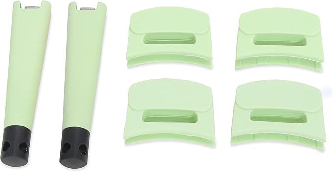 Noir 6pc Handle &amp Grip Set for Noir Cookware Collection Mint Green (ZSPCWHH44)