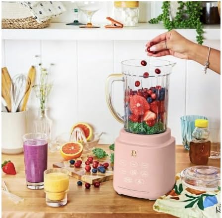PowerExact Blender System Touch Activated High Performance With On The Go 20 oz Cup (Rose Pink)