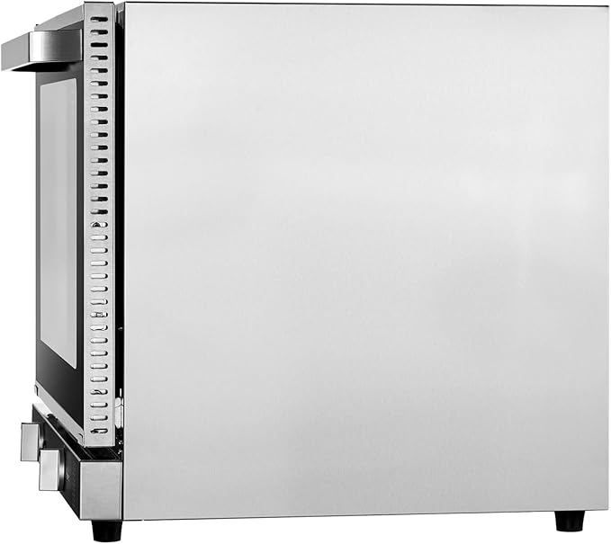 VEVOR Commercial Countertop Oven 66L 4-Tier Toaster Ovens with Tempered Glass Door Wire Racks &amp Tray 2800W Stainless Steel Baking Ovens for Restaurant Bakery (AC208~240V60Hz 6-20P Plug &amp