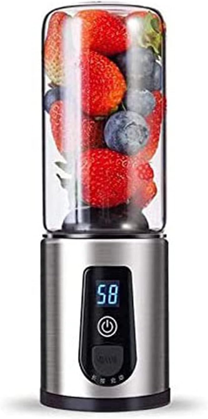 Portable Blender Personal Blender Mini Juicer Cup USB Rechargeable and Personal Size Blender Smoothies akes400mlFruit Juice Mixer