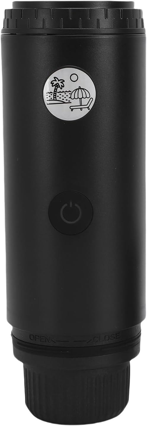 Zerodis 19Bar Portable Maker USB Rechargeable Cordless Coffee Machine for Grounds and Capsules Ideal for Travel and Camping Kitchen Appliances