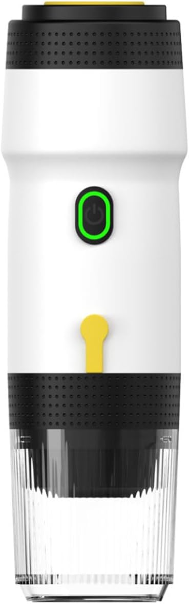 Portable Capsule Coffee Maker 60Ml Electric Cordless Espresso Maker Fast Heating Electric Coffee Maker for Camping Travel Hiking Office. (with USB + Car Charger)B