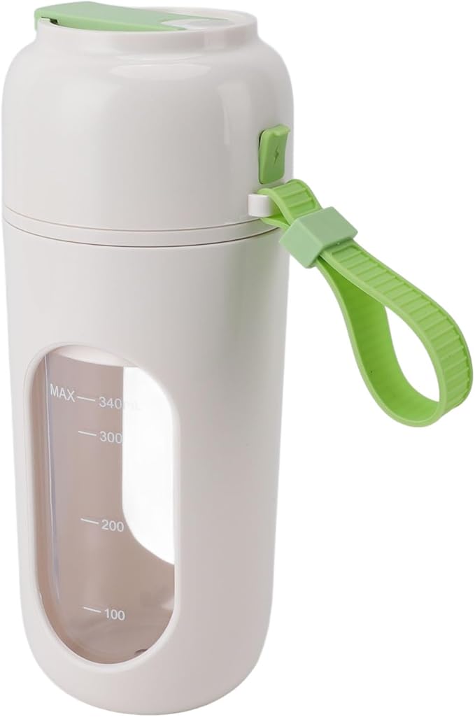 Akozon Akozon Portable USB Rechargeable Blender Mini Smoothie Maker with 12 Steel Blades for Home Sports Travel and Outdoors (Green)