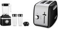 KitchenAid K150 3 Speed 48oz Ice Crushing Blender with 2 Personal Jars &amp KMT2115 2 Slice Toaster