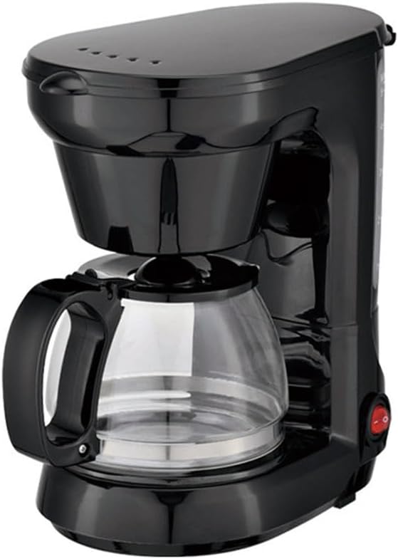 6-Cup Coffee Maker Automatic Espresso Machine Built-in Grinder No Coffee Pods Required Black and Stainless Steel