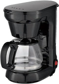 6-Cup Coffee Maker Automatic Espresso Machine Built-in Grinder No Coffee Pods Required Black and Stainless Steel