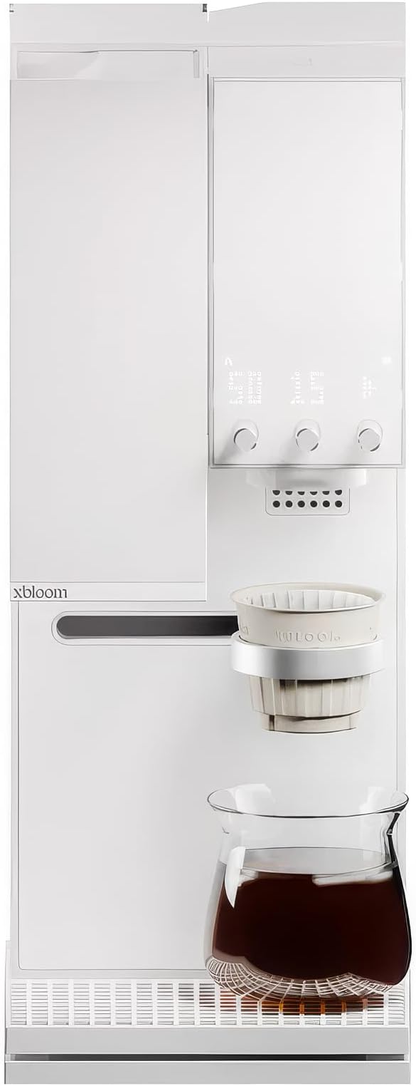 xBloom Studio – The Ultimate Coffee Machine – Drip Coffee Maker with Integrated Grinder Scale and 3 Levels of Automation Moonlight White