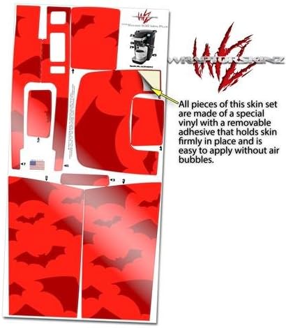 Decal Style Vinyl Skin compatible with Keurig K10 / K15 Mini Plus Coffee Makers Deathrock Bats Red (COFFEE MAKER NOT INCLUDED)