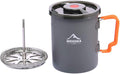 widesea Camping Coffee Pot 750ML French Press Coffee MakerLightweight Backpacking Pot with Collapsible Handle For CampingHikingFire Cooking