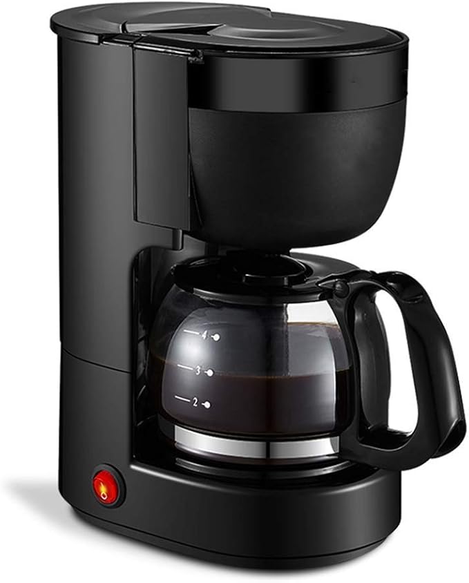 Coffee Machine Espresso Cup 5-Person Cup Coffee Maker Automatic Household Small Insulated Coffee Machine Black