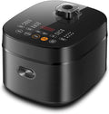 Rice Cooker &amp Steamer 5L Large Capacity Maifan Stone Coated Poly Energy Non-Stick Liner Family Dormitory for 1~8 People Rice Cooker
