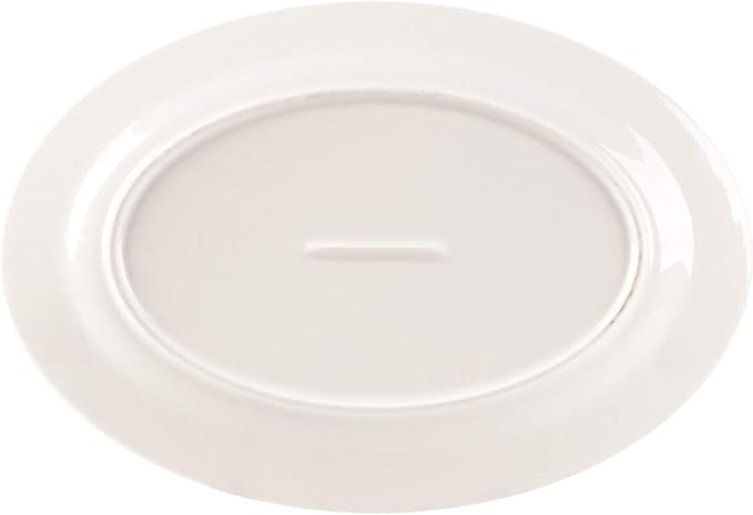 Bone China Rim Shape Oval Platter 10 x 6 5/8 Case of 6