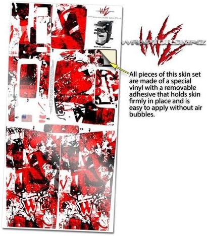 Decal Style Vinyl Skin compatible with Keurig K10 / K15 Mini Plus Coffee Makers Red Graffiti (COFFEE MAKER NOT INCLUDED)