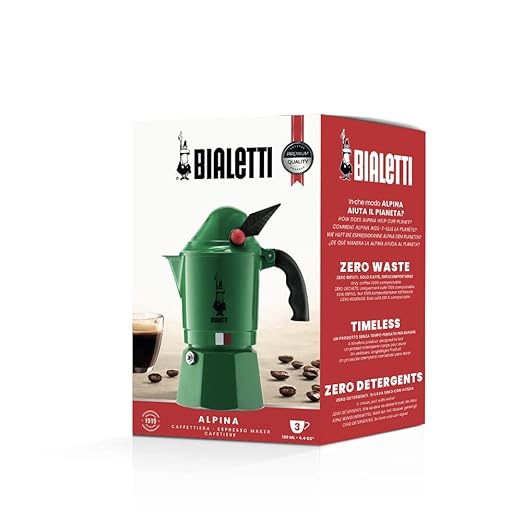 Bialetti Moka Express Rainbow (Alpina 3 Cups)