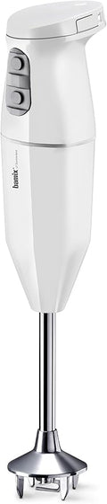 bamix® of Switzerland Cordless Basic Stick Blender/Immersion Blender White – Multipurpose Blade Beater Whisk