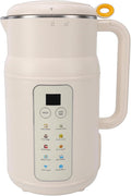 8 In 1 Nut Milk Maker 800ml Automatic Soy Milk Maker 600W Homemade Plant Based Almond Oat Coconut Keep Warm Self Cleaning &amp Boil Water Functions (US Plug 110V)
