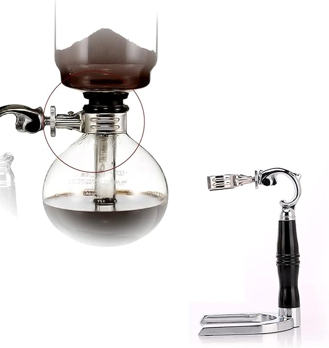 Syphon Coffee Maker Filter Coffee Machines Home Coffee Machine Glass JugBlack 20240312