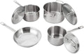7-Piece Stainless Steel Induction Ready Cookware Setvigor