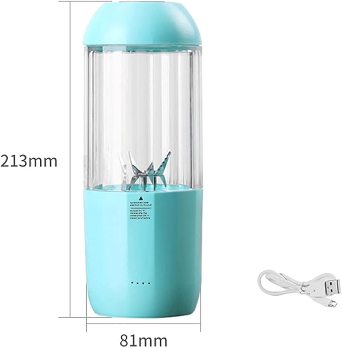 Portable Blender Travel Juice Cup Food Mixing Juicer Machince with Updated Powerful Motor 2000mAh Rechargeable Battery