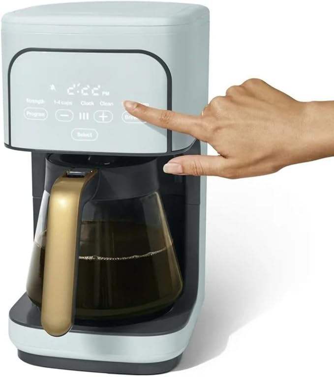 Coffee Maker 12-Cup Programmable Drip Coffee Maker Adjustable Brew Strength Keep Warm Function Easy-to-Use Coffee Machine