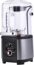 Quiet Soundproof Blender 2200W Commercial Smoothie Maker with 2L Food Grade Pitcher Fast Ice Crusher Self Cleaning Heavy Duty Blender
