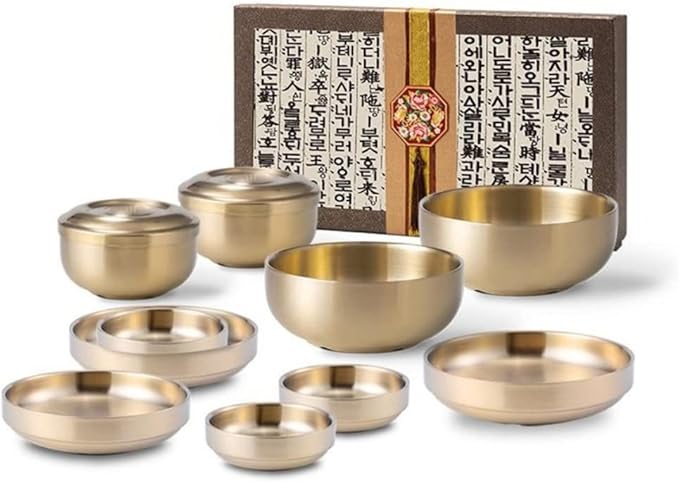 Korean style Titanium lightweight easy to care for Luxury Tableware Set for 2 people-12PCS