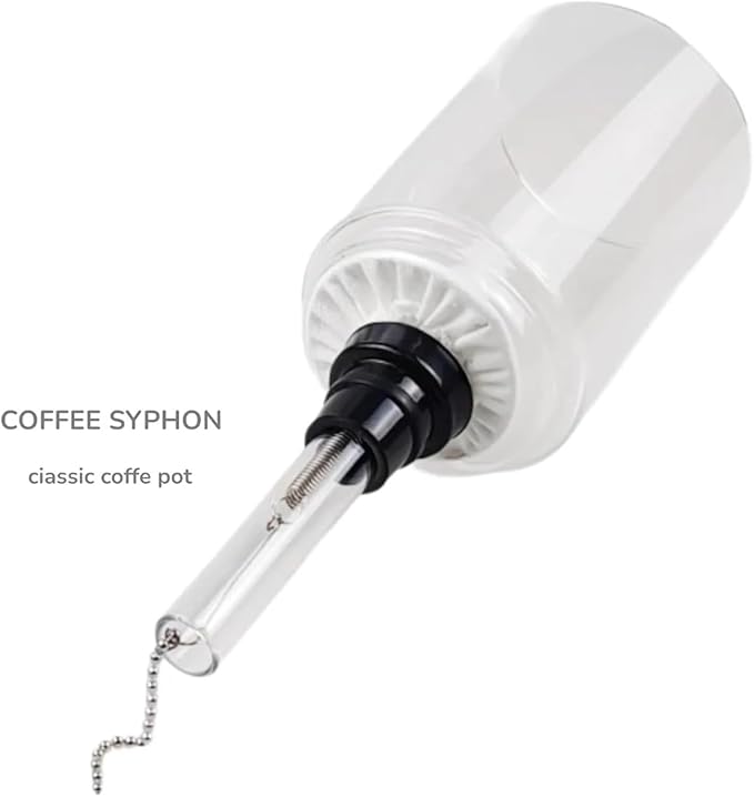 Electric Siphon Coffee Maker Coffee Brewer Extraction Machine with Heating Furnace 350ml Capacity for Home Camping
