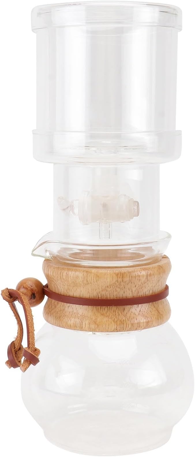 Cold Brew Coffee Maker Glass Coffee Pot Kettle Handcrafted Glassware Multi-functional Cold Brew Brewer for Home and Travel Use