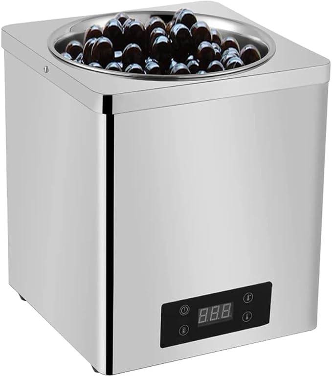 Sushi Rice Insulation Barrel Brown Sugar Pearl Insulation Pot Commercial Stainless Steel Electric Heating Electronic Warm Soup PotA