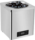 Sushi Rice Insulation Barrel Brown Sugar Pearl Insulation Pot Commercial Stainless Steel Electric Heating Electronic Warm Soup PotA