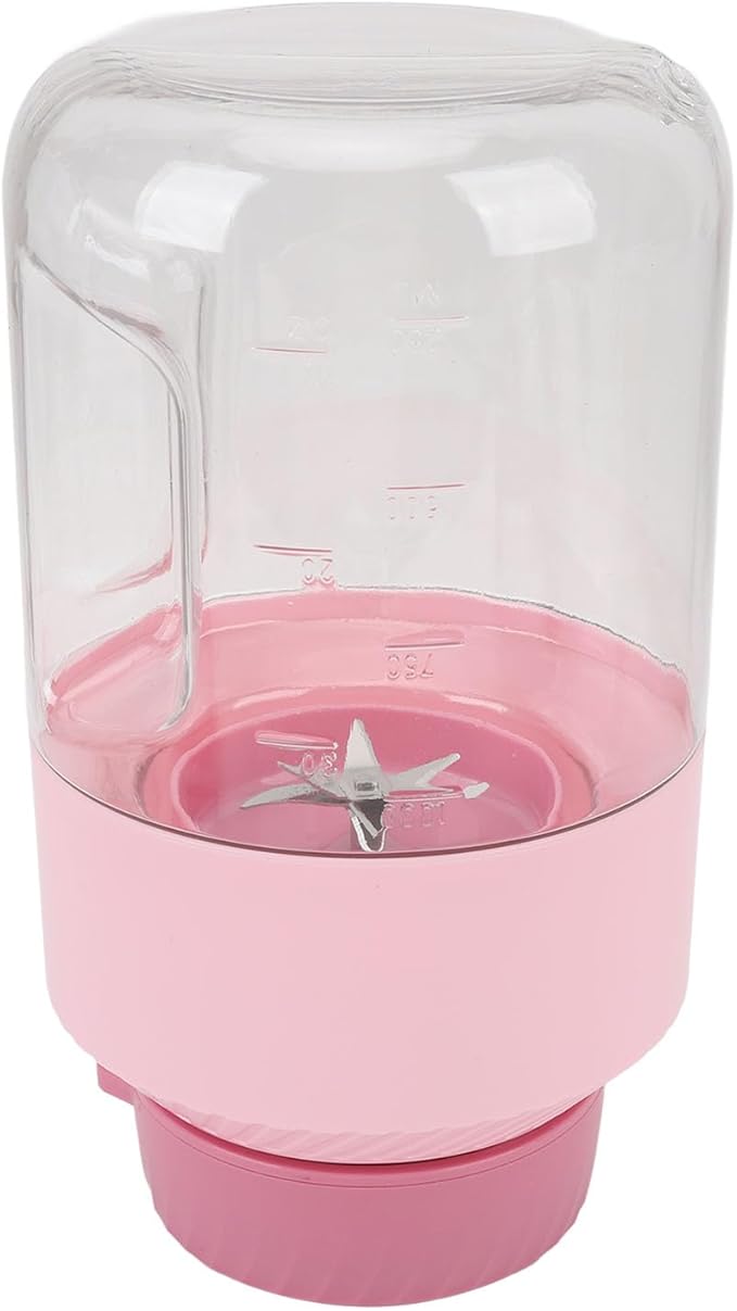 Portable Blender Cordless Blender Electric 1000ml 18000RPM 3000mAh Battery BPAFree PC Material with Dual Lid Automatic Cleaning for Travel Gym Home (Pink)